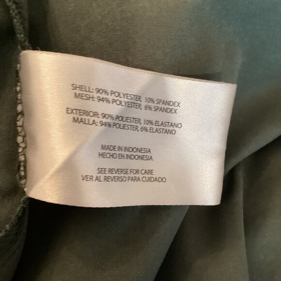 Orvis Skort Size XS Xsmall Camo Embossed Pull-On Travel Skirt Print Skirt Olive - Picture 10 of 10